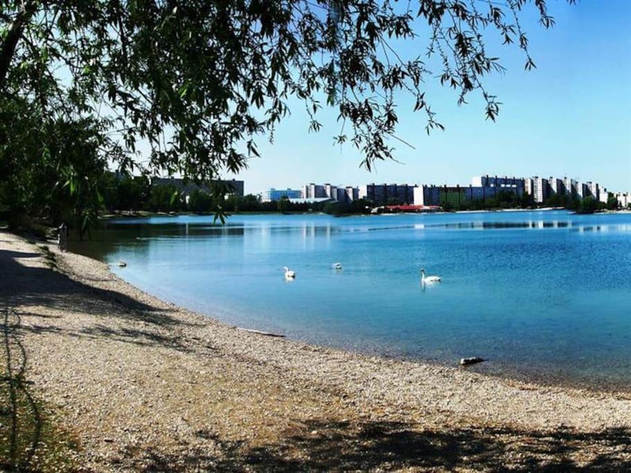 Lake Apartment, 2X Free Garage, 10 Mins To Centre Bratislava Esterno foto